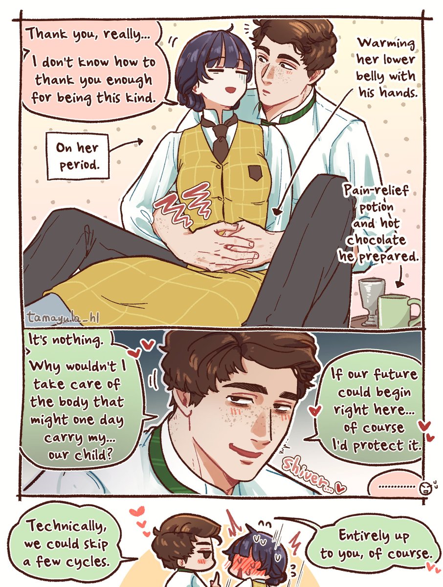 A boyfriend who takes gentle care 🍫