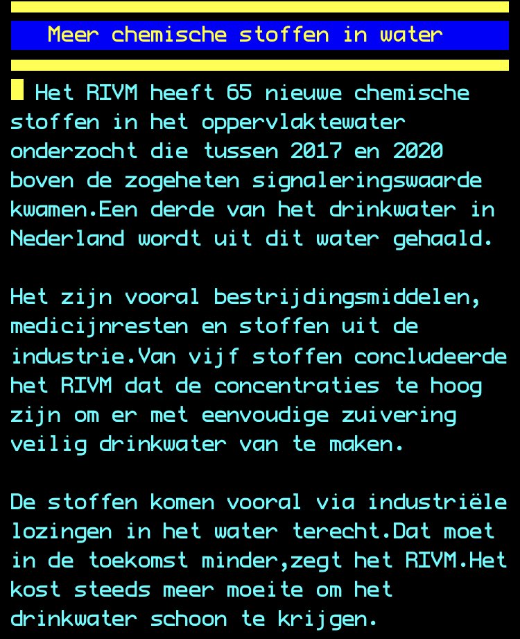 “Het water is nog nooit zo schoon geweest”, blèrt BBB als het over de vervuiling van grond- en oppervlaktewater met landbouwgif, ammoniak, nitraten en fosfaten gaat.