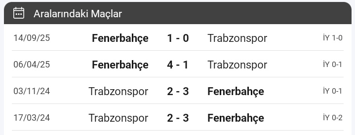 Fenerbahçe elini kolunu sallayarak yine Trabzon'dan 3 puanı alıp keyfine bakarak belki bir kaç taraftarı da dövüp İstanbul'a döner.