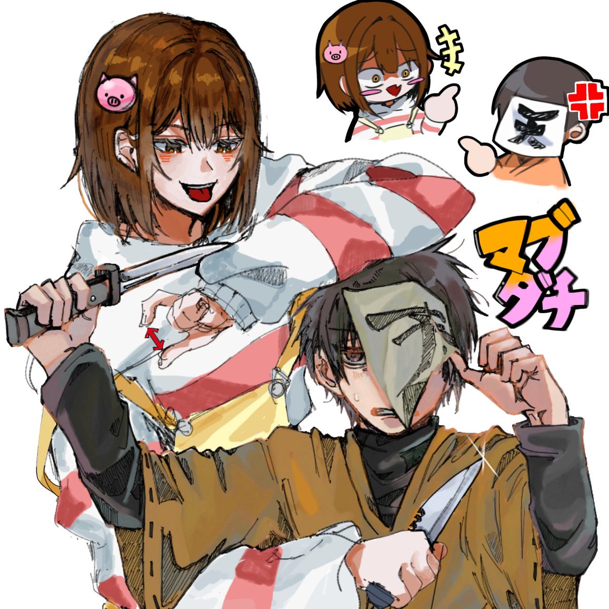 投稿予約できてませんでした😭マブダチ合作❗️