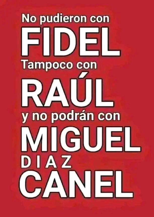 No podrán doblegarnos jamás. #CubaEstáFirme. <a href="/PartidoPCC/">Partido Comunista de Cuba</a> <a href="/AsambleaCuba/">Asamblea Nacional Cuba</a> <a href="/PresidenciaCuba/">Presidencia Cuba 🇨🇺</a> <a href="/GobiernoCuba/">Gobierno Cuba 🇨🇺</a> <a href="/GobiernoGranma/">GobiernoGranma</a> <a href="/BarceloOrt92635/">Yudelkis Ortiz Barceló</a> <a href="/InesMChapman/">Inés María Chapman Waugh</a> <a href="/EduardoLopezL65/">Eduardo López Leyva</a>