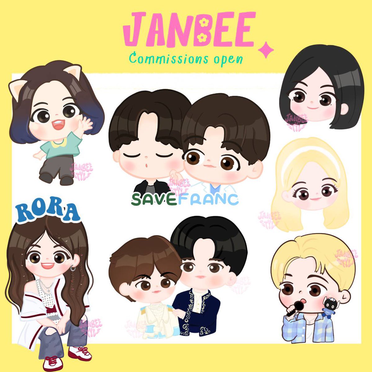 Janbee | 🐰 Font & Chibi Artist ✨ tweet media