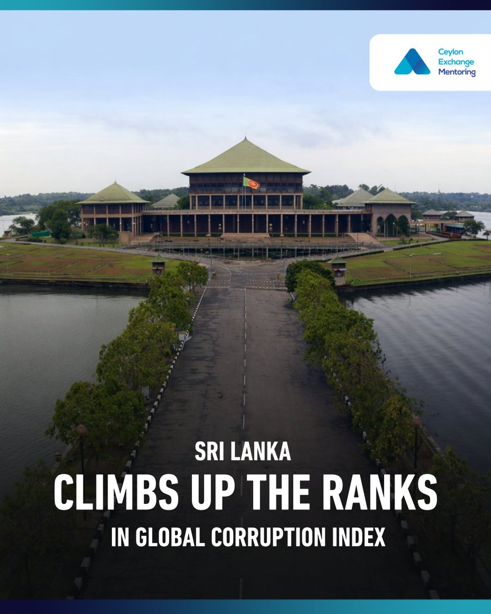 According to Transparency International, Sri Lanka has made notable improvements in its global standing on the 2025 Corruption Perception Index.