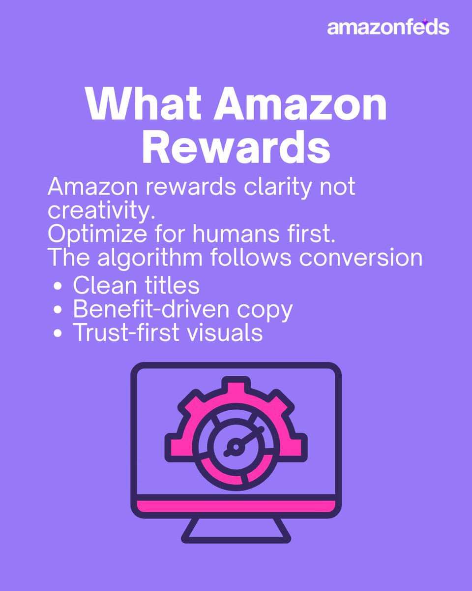 amazonfeds's tweet photo. Confusion kills conversion ❌
Before price even matters 💸

Clean titles ✅
Benefit-first copy ✅
Trust-led visuals ✅

Optimise for humans first 🧍‍♂️🧍‍♀️
Amazon will do the rest 🤝

#AmazonFeds #AmazonUKSeller #AmazonListingOptimization #EcommerceUK #AmazonFBA #UKStartups https://t.co/Uf2w4LGPn4