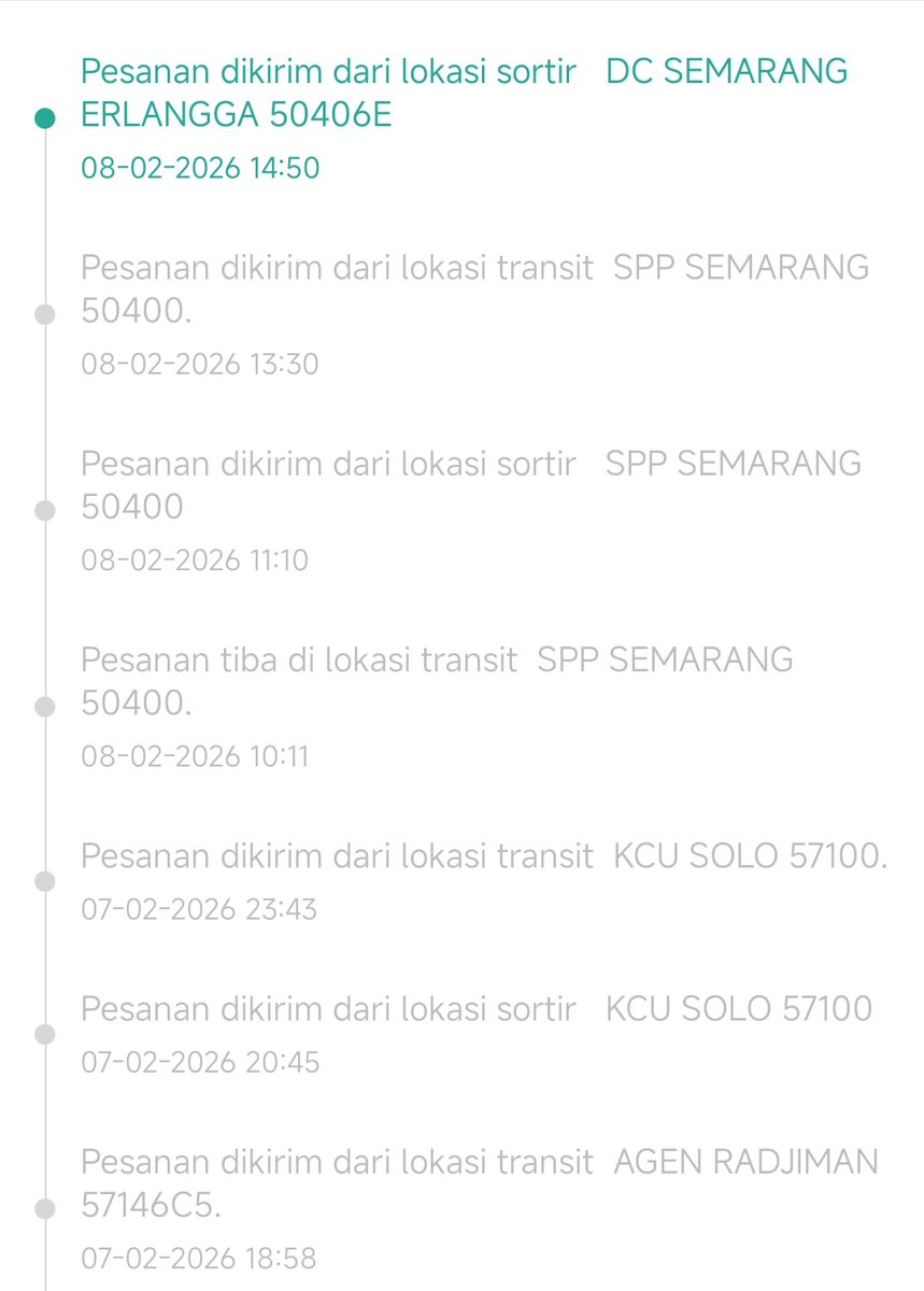 mtaufiqg's tweet photo. Kirim barang via pos dr solo ke semarang @PosIndonesia hadeeeeeh kuapok pok pok. Gak lagi lagi pake pos. 👎👎👎 https://t.co/7LFoKitTsg