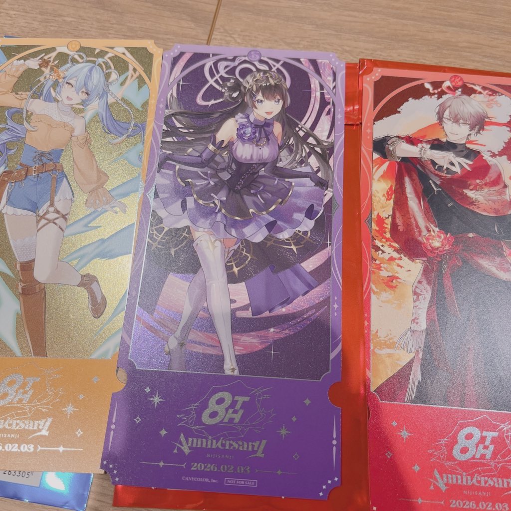 gra___cro's tweet photo. [交換]にじさんじ 8周年 8th Anniversary 特典 チケット風カード メタルカード OS クリアカード

譲▶︎画像1~3

求▶︎画像4

出先の為一部IDなし
郵送📮/都内等お手渡し相談◎
身内分含む内容希望
基本同性同士ですがご相談頂ければ検討します

お気軽にお声掛けください🙇‍♀️ https://t.co/0N8h6W2KAv