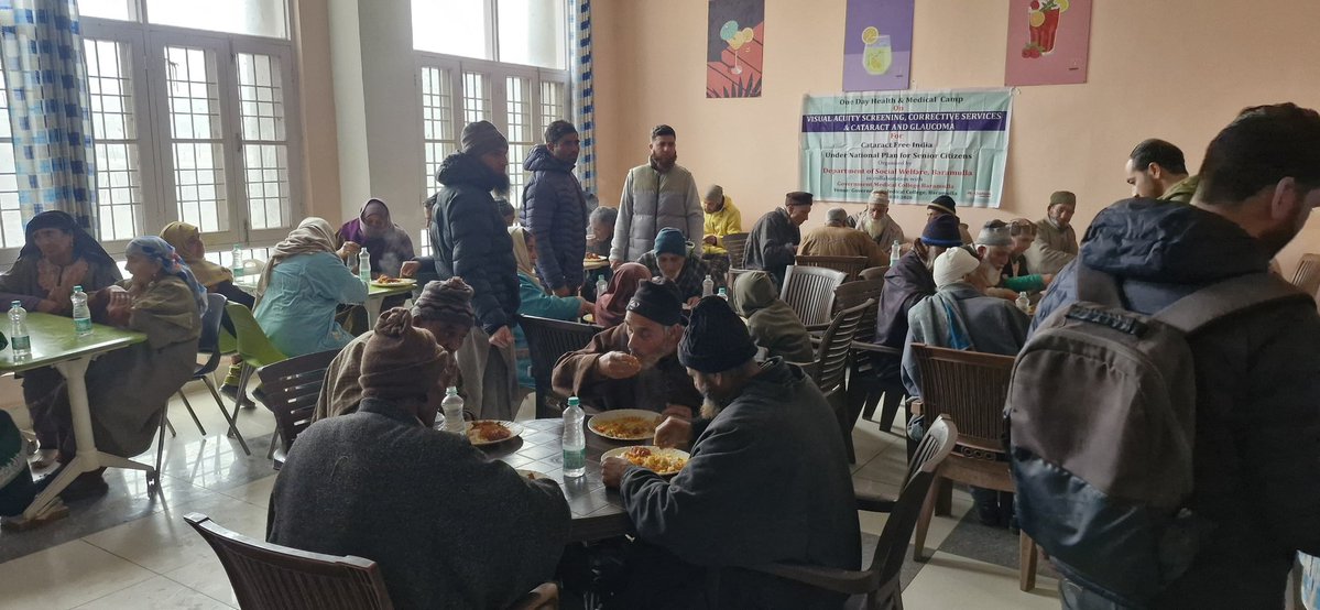 The Depart. of Ophthalmology GMC Baramulla in coordination with the Social Welfare Depart. Baramulla organized a screening programme for senior citizens to evaluate ocular health and provide necessary corrective measures...
<a href="/SyedAbidShah/">Syed Abid Rasheed Shah</a> 
<a href="/mingasherpa/">Minga Sherpa</a> 
<a href="/drparvaizmasodi/">Dr parvaiz masoodi</a>