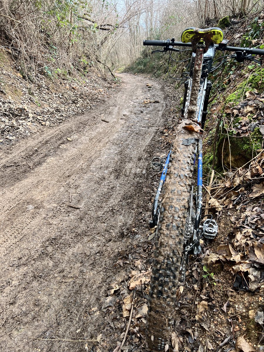 Tantissimo fango stamattina per i sentieri dei colli Euganei ⛰️