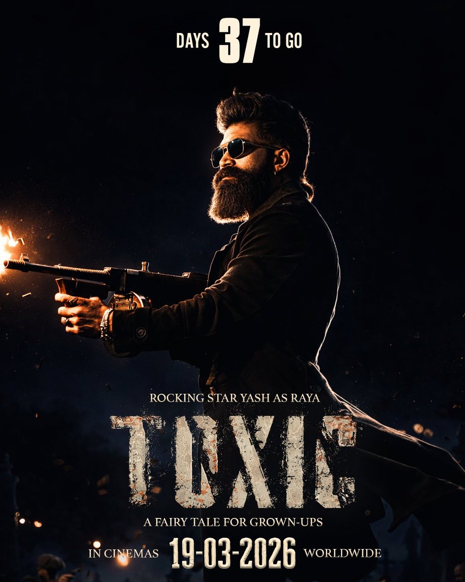 YashTrends's tweet photo. Breaking all records in the pre-release business itself 🔥🙏

Many more to come 😄 

#37DaysForTOXICdomination

#YashBoss #ToxicTheMovie #ToxicOnMARCH19th @TheNameIsYash https://t.co/TwMwSQaYnw
