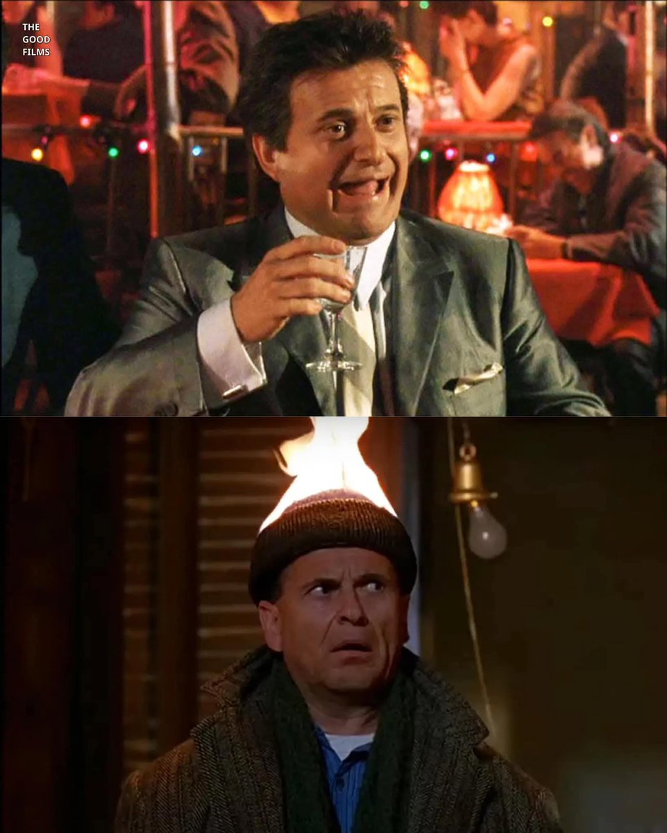 Joe Pesci did Goodfellas and Home Alone in the same year “1990”.