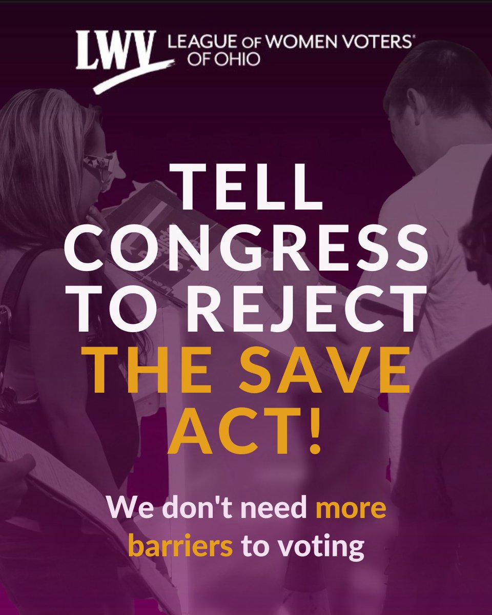 The House is expected to vote this week on the SAVE American Act, Washington's latest version of a bill designed to make it harder to for Americans to register and vote, and take authority that belongs to the states and gives it to the federal government. 
This is bad for all