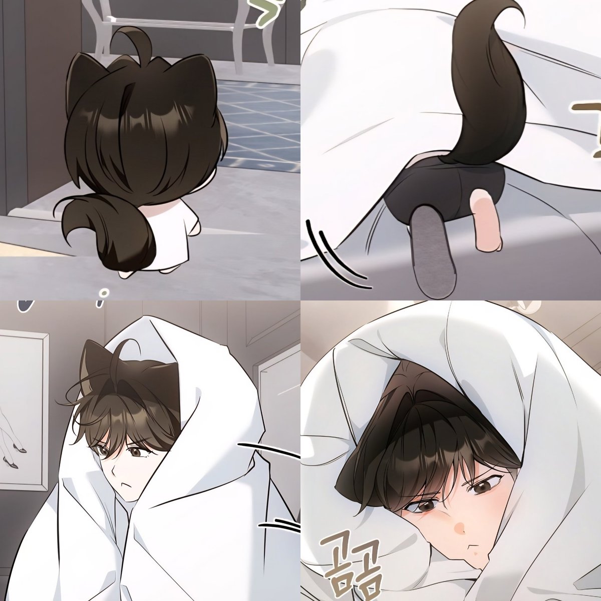 Smol sad kitty Dodong 🥹🤲🏻🐱🖤