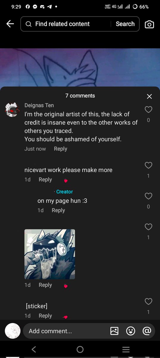 DeignasTen's tweet photo. The audacity to delete my comment while keeping your 'c/mm/s/ons' up for the traced and stolen work, not to mention the mdni when some of the traced art is from minors, really? https://t.co/IeMaaGjqed