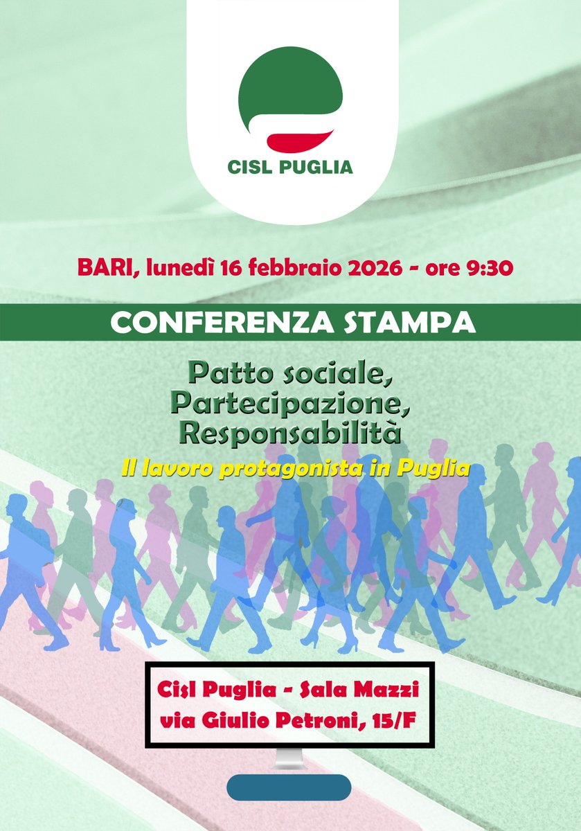 Cisl Puglia tweet media
