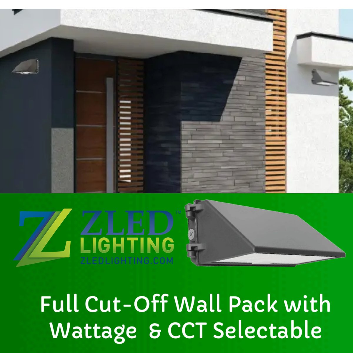 ZLEDLighting's tweet image. 🆕 Full Cut-Off LED Wall Pack – Wattage and CCT Selectable- LH Series – Adjustable, Versatile, and Efficient Outdoor Lighting!

#zledlighting  #ecofriendlyillumination #newproduct