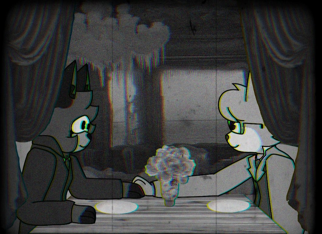 Unos tortolos en monocromatico <a href="/FelixElGato26/">Félix</a> <a href="/PTSAcc18/">Pepe The Raccoon</a>