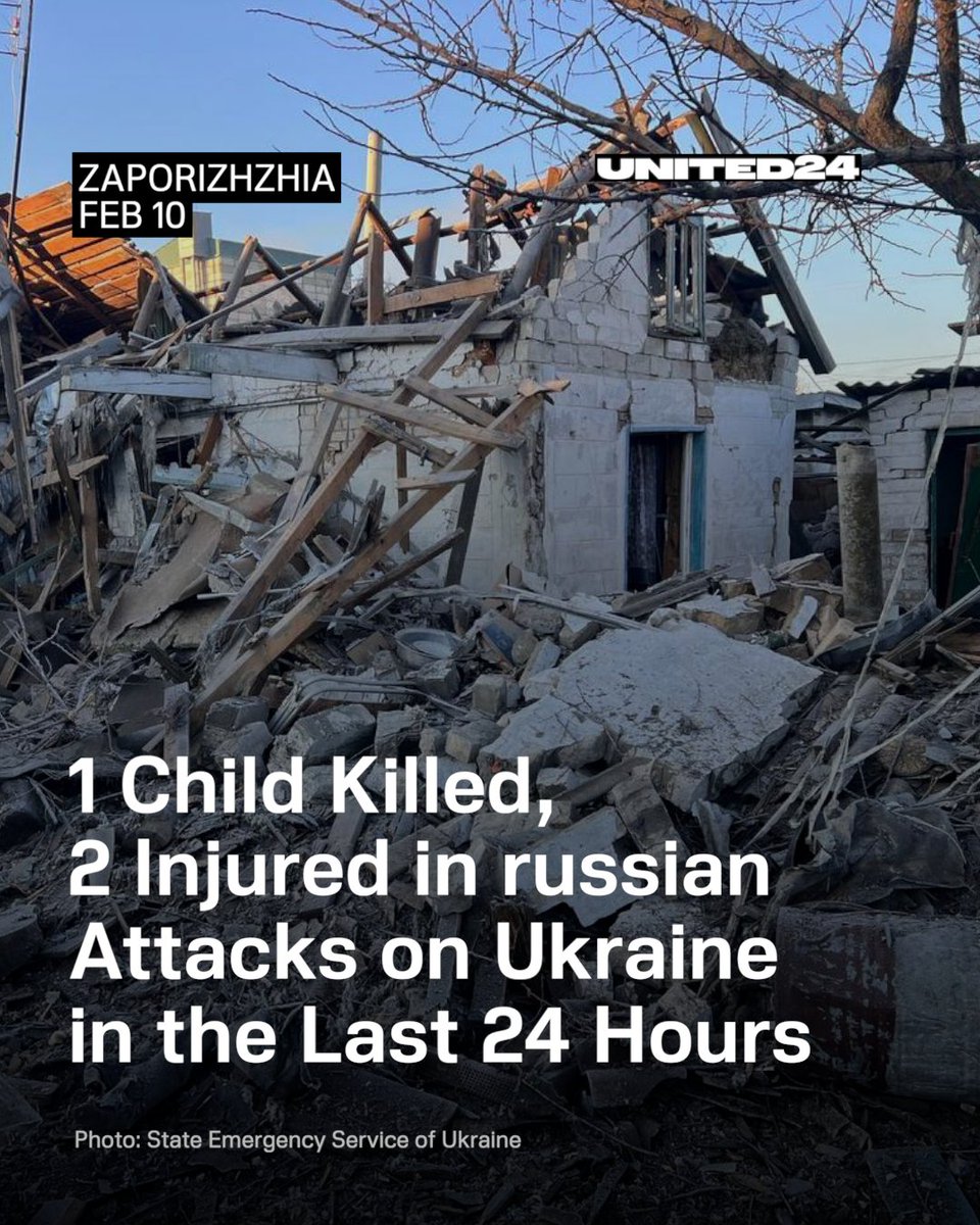 russia kills children.
Mercilessly. With impunity.
In the past 24 hours alone, 1 child was killed and 2 more injured.
Days earlier, a 10 y.o. boy and his mother were killed in a drone strike.

The terrorist state must be stopped. And then punished for their crimes.