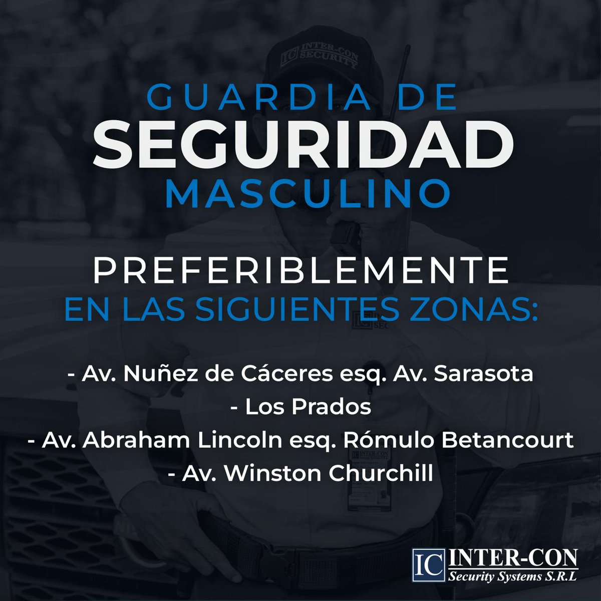 interconrd_'s tweet photo. 🚨 ¡Intercon Security está reclutando personal! 🚨
Requisitos:
Mínimo Bachiller
Experiencia comprobable (requerida para escoltas)
Beneficios:
💰 Salario competitivo
📈 Oportunidad de crecimiento
👉 Aplica ahora:
📞 (829) 452-2018
📧 reclutamientoyseleccion@icsecurity.com.do https://t.co/jOYXtQ3Vlm