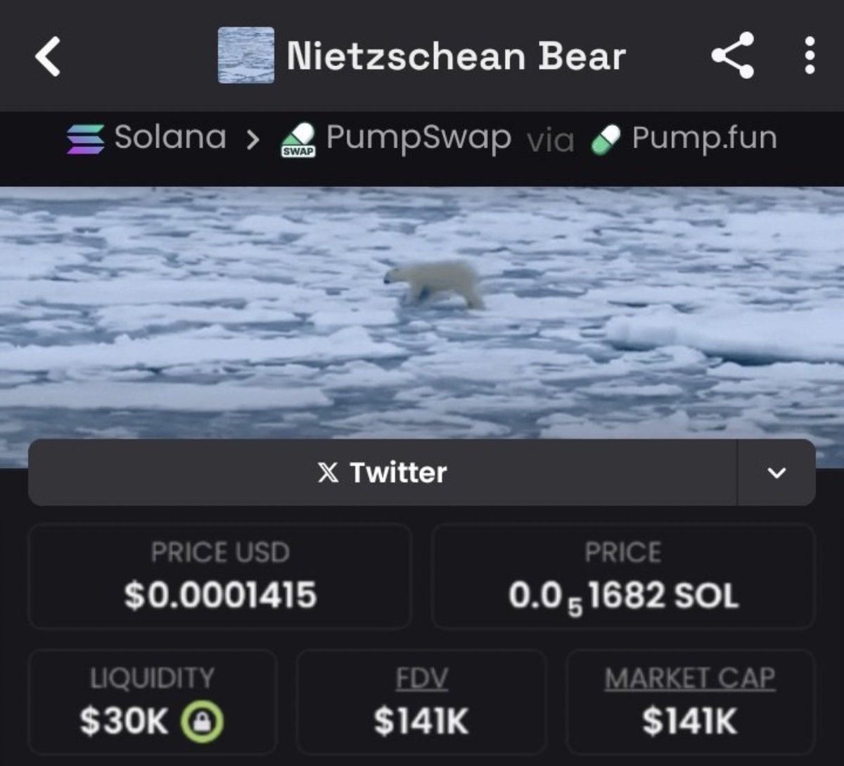 SageCryptoo's tweet photo. After realising the potential with some advanced analyst techniques, I called #BEAR out in my priv channel at 141k… it’s now sitting at 7.1M MC! Do the maths. Everyone should be printing right nowwwww LFGGGGG  👌

https://t.co/8KuWpykanW

Join the telegram to change your life. https://t.co/auzzwfx26e