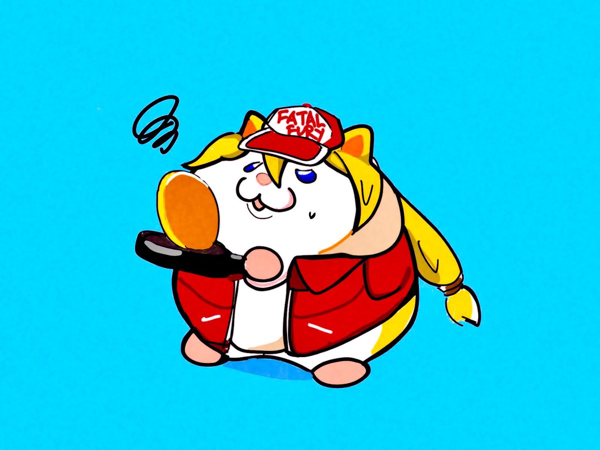 昔描いたハムスターテリー見て