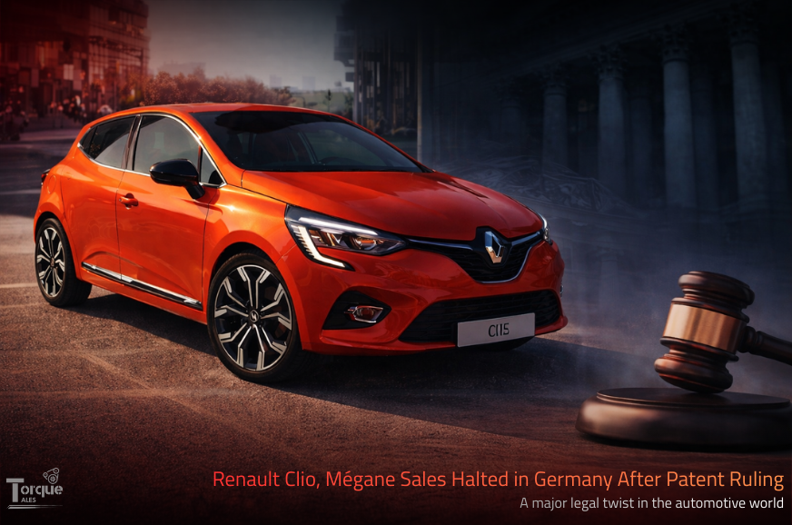TorqueTales317's tweet image. Munich court bans Renault Clio &amp;amp; Mégane sales in Germany over a patent dispute with Broadcom. 

Appeal incoming. What does this mean for connected vehicle technology and future licensing battles?

Know more: bit.ly/germany-renault 

#TorqueTales #Renault #AutoNews #Germany