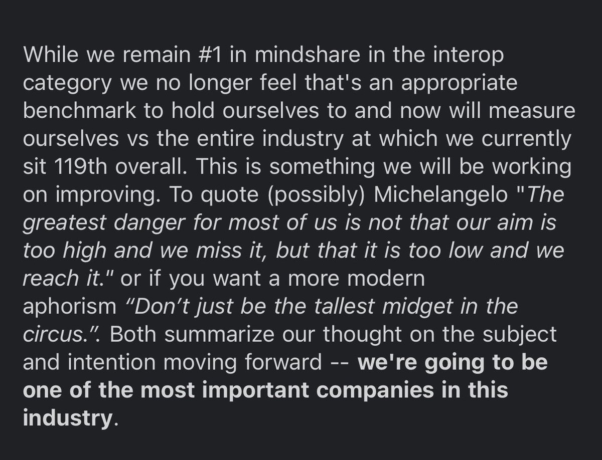 “we’re going to be one of the most important companies in this industry”

LayerZero will melt faces 

$ZRO