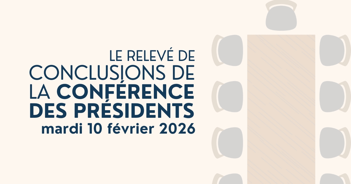 AssembleeNat's tweet photo. 🔔 Conclusions de la conférence des présidents
1️⃣Le 24/02 : votes solennels sur les #PPLFinDeVie et #PPLSoinsPalliatifs en 2ème lect.
2️⃣L’ordre du jour de la journée réservée @DeputesDem du 26/03
3⃣ODJ de la semaine de contrôle du 23/03
🔎https://t.co/DEADBYxr8i
#DirectAN https://t.co/18GQexDbts