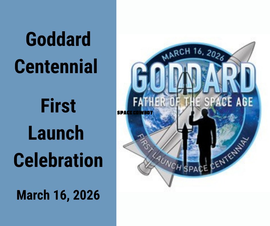 hnescouting's tweet photo. Join us in honoring Dr. Robert and Esther Goddard's legendary first liquid-fueled rocket launch on March 16th, 1926.  We will be celebrating where it happened, in Auburn, Massachusetts for the 100th year anniversary from March 13th-16th, 2026.
https://t.co/FtBiBhbYqc https://t.co/L7kQWyOFlN