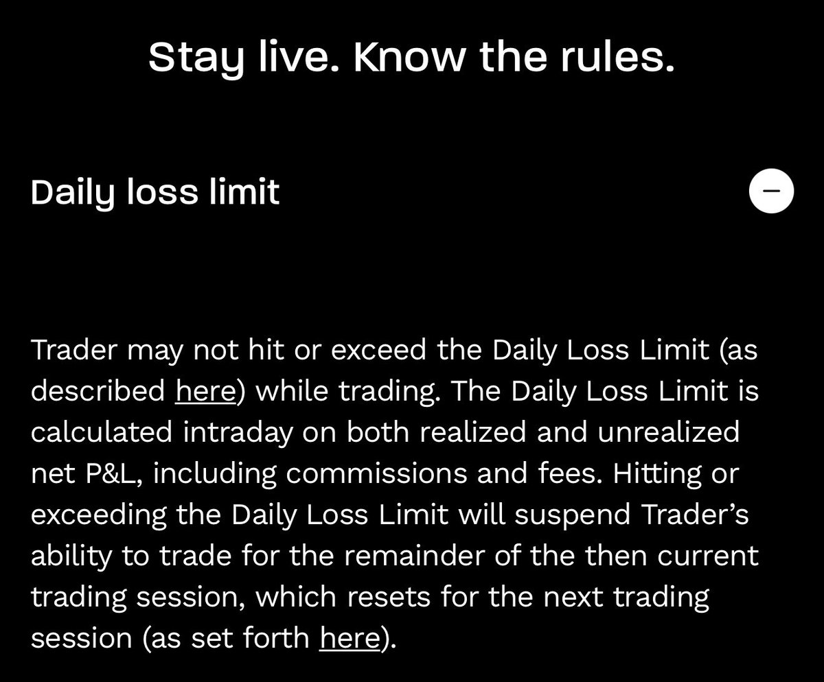 StoicTA's tweet photo. Topstep has just become the BOTTOM step

They count money you haven't even lost yet against your daily loss limit

Let me explain...

You open a trade. The market dips for a second. Your trade is red, not because you sold, just because the price moved against you for a moment.

That counts as a loss. Even though you haven't closed the trade. Even though it might come back in the next minute.

If that temporary red number gets big enough? They shut you down. Close your trade. Lock you out for the rest of the day.

The trade could've been a winner. Doesn't matter. You'll never know.

It's like buying a house and the bank says "the value dropped this morning so we're taking it back." You didn't sell. You didn't lose anything. It just dipped. But they call it a loss anyway.

Now add this, they also count your fees against you. Every commission, every charge, all of it goes into that same daily loss limit.

So you're not just fighting the market. You're fighting the clock, the fees, and a rule that punishes you for trades that haven't even finished yet.

This is supposed to test if you can trade.

But no real trader in the world operates like this. No hedge fund. No prop desk. Nobody!

Because it's not a trading rule. It's a trap door. And every time you fall through it, you pay to try again.

Wake the f up traders, you deserve better than this!