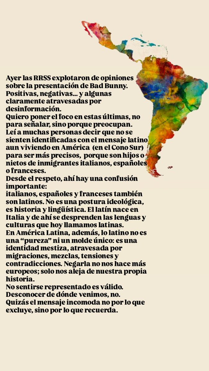 Fuckingggman's tweet photo. Este mensaje es para todo aquel que se cree superior por tener herencia europea. https://t.co/hckJMLEh42