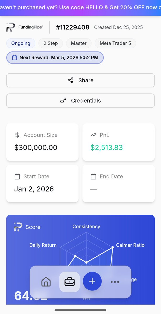 This is how a 300k account looks.✅☠️ <a href="/fundingpips/">FundingPips</a>