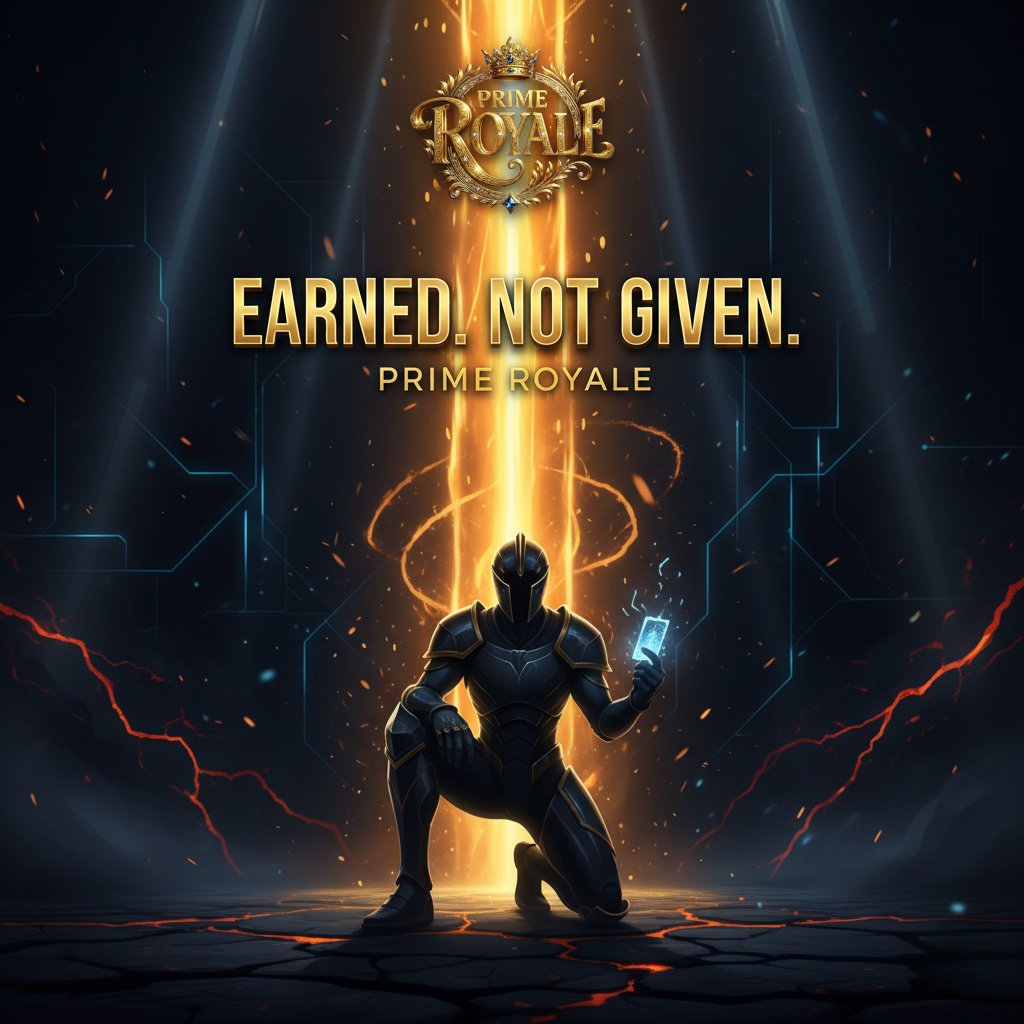 You don’t start as a legend.

You start confused.

You lose.

You misread.

You adapt.

PRIME Royale doesn’t hand you power.

It forces you to earn it.

And that’s why it lasts. 👑🔥