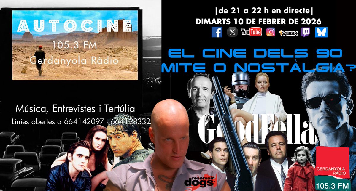 Autocine: Cerdanyola Ràdio 105.3 FM tweet media