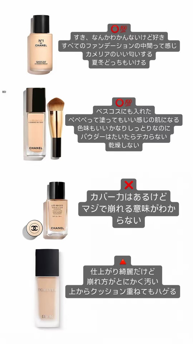 nekosukicawaii's tweet photo. 忖度なしファンデーション大量レビュー① https://t.co/OmIOKH72Zv