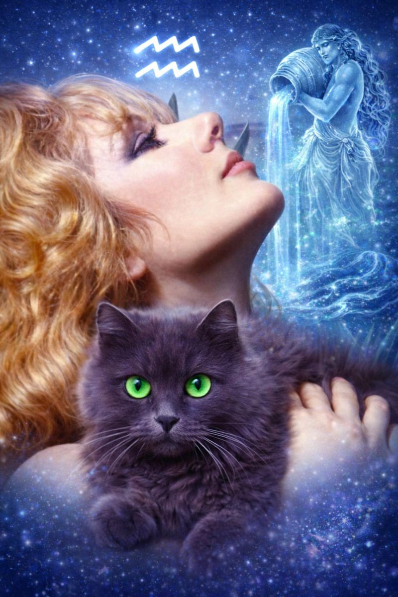 "Sei nata nel mese dell’amore, porti con te l’anima libera dell’Acquario e l’eleganza misteriosa di un gatto: ami senza catene, ma con una profondità che scalda l'anima. Gioiosa come il Carnevale, memorabile e senza tempo come una bella canzone Sanremese➡️