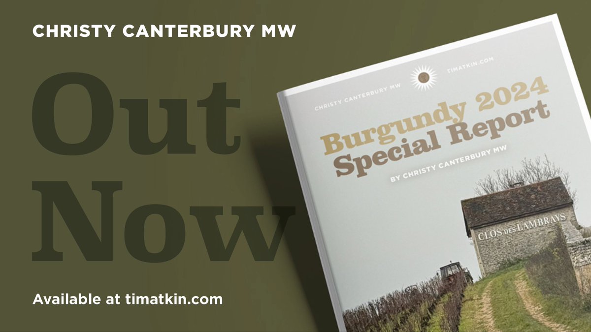 My 2024 Burgundy Report is live! The wines are wines for the history books. 

222 pages - my longest report to date
122 pages of tasting notes
165 visits
2,277 wines
150 value wines worth seeking out
10 Things to Know About The Vintage
+More!

timatkin.com/product/2024-b…