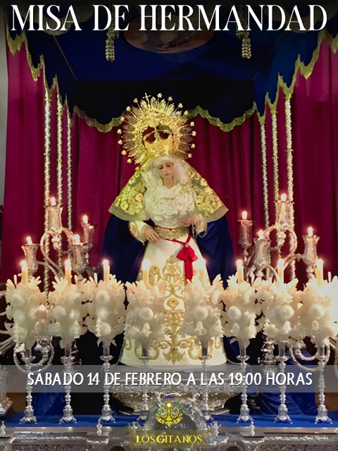 🟣NOTICIA EN LA PÁGINA WEB DE LA HERMANDAD 

MISA DE HERMANDAD DE FEBRERO

Puede ver su contenido a través del siguiente enlace:
hermandadlosgitanosmadrid.es/misa-de-herman…

#hermandadlosgitanosmadrid