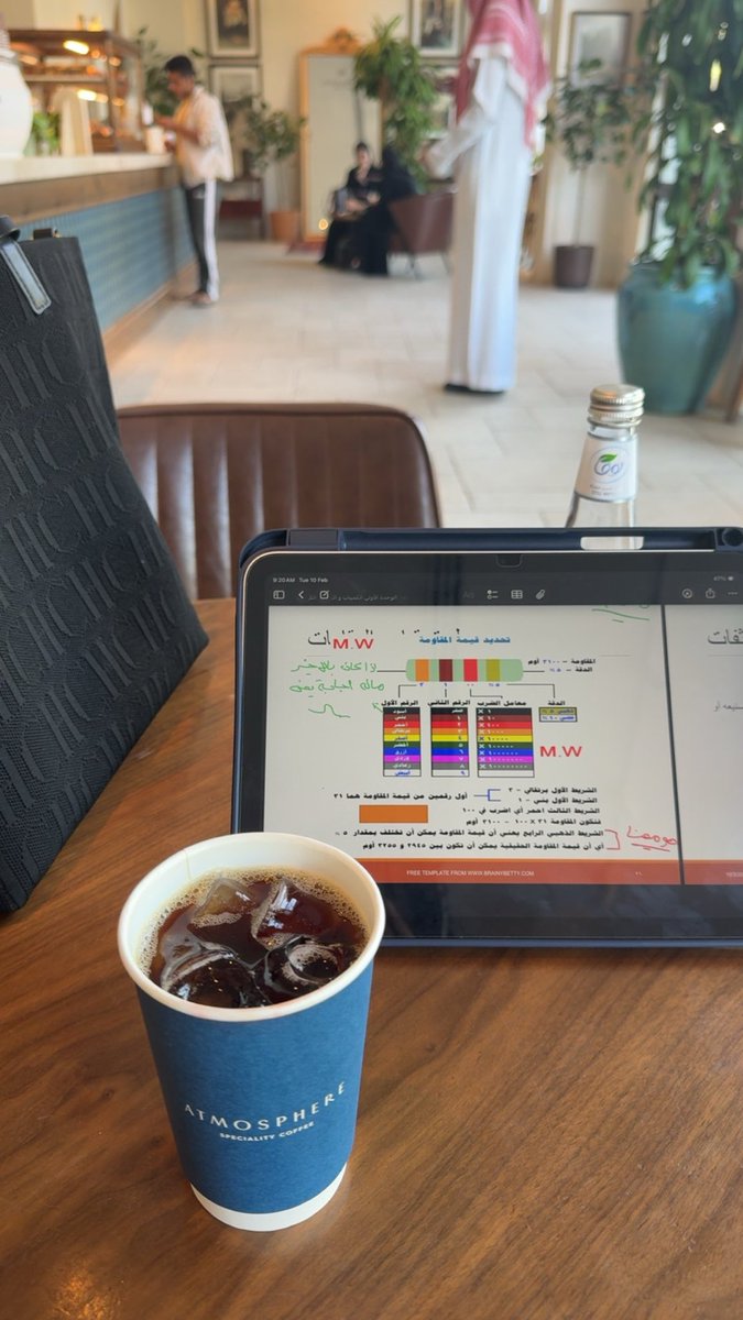 متأخرة على كلاسي لاني مقتنعة الجامعة قهوة و ايباد