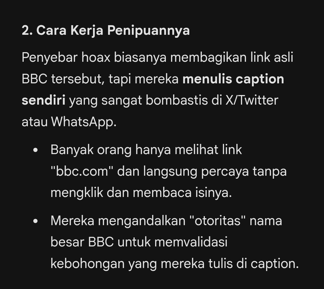 Me reading this while still being alive and healthy 🗿
Another day, another hoax. Please ya, literasi digital itu penting, jangan telan mentah-mentah berita ga jelas cuma buat pansos. We’re going to be fine &amp; une 2026 is just going to be another normal month. Tetap waras, ya!