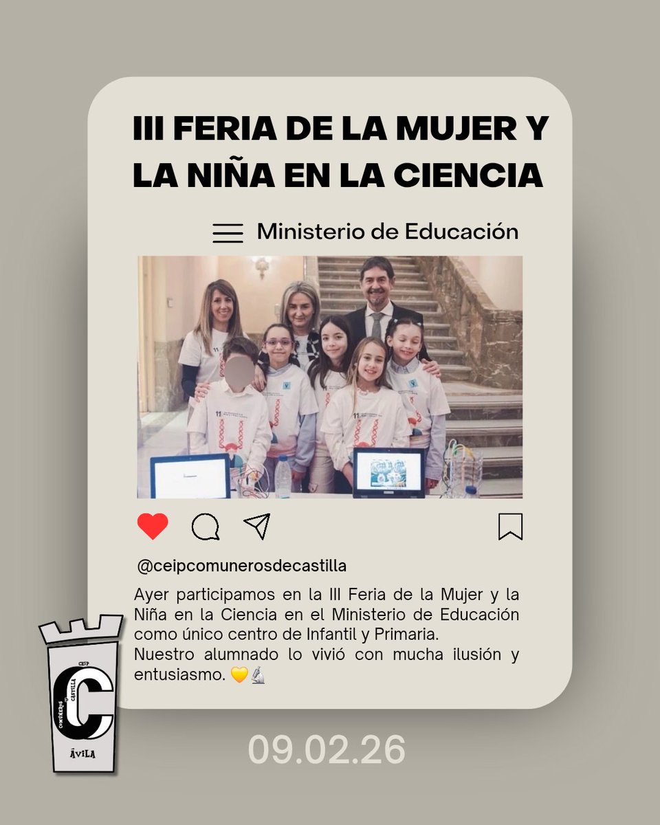 CEIP COMUNEROS DE CASTILLA. ÁVILA tweet media
