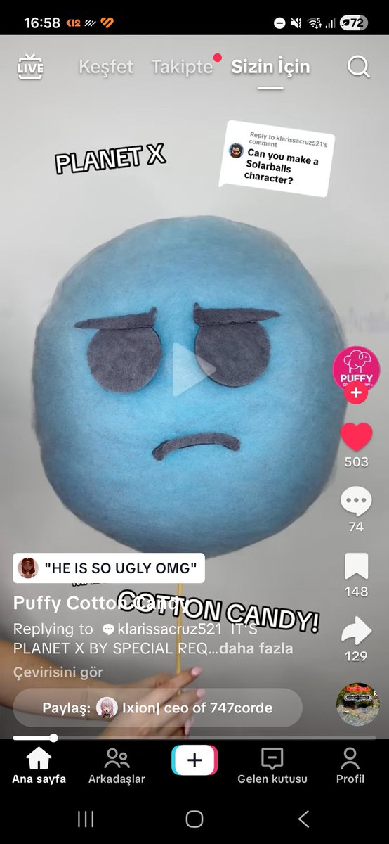 WHY IS HE A COTTON CANDY 😭😭😭