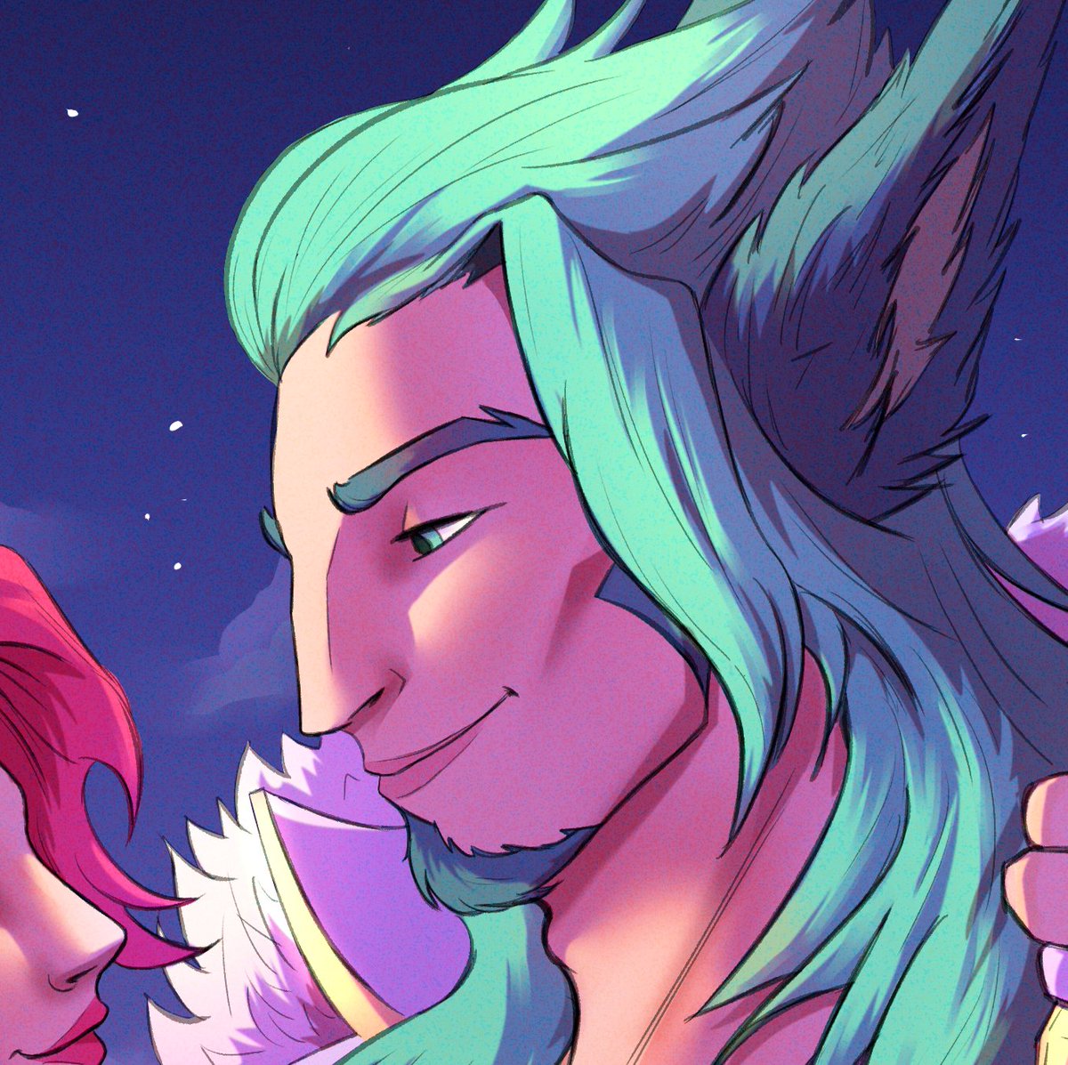 a_mantriani's tweet photo. cropped pics for matching pfp icons >o<
#xayah #rakan #LeagueOfLegends #fanart #matchingicons https://t.co/A2O9jcayfT