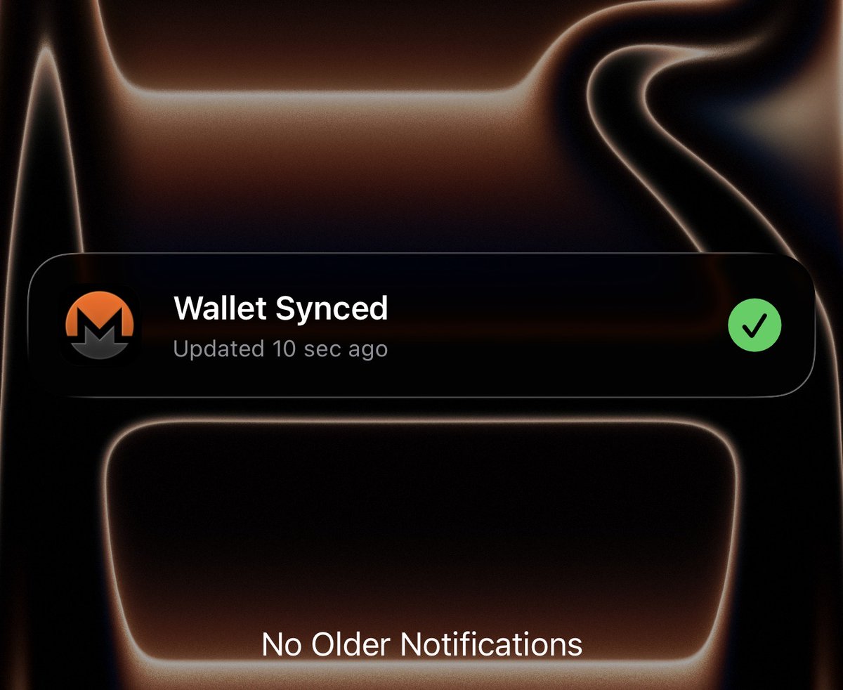 MoneroOne syncs your wallet in the background.

You open the app. Your balance is already there. No spinner. No waiting.

<a href="/monero_one/">Monero One</a>
