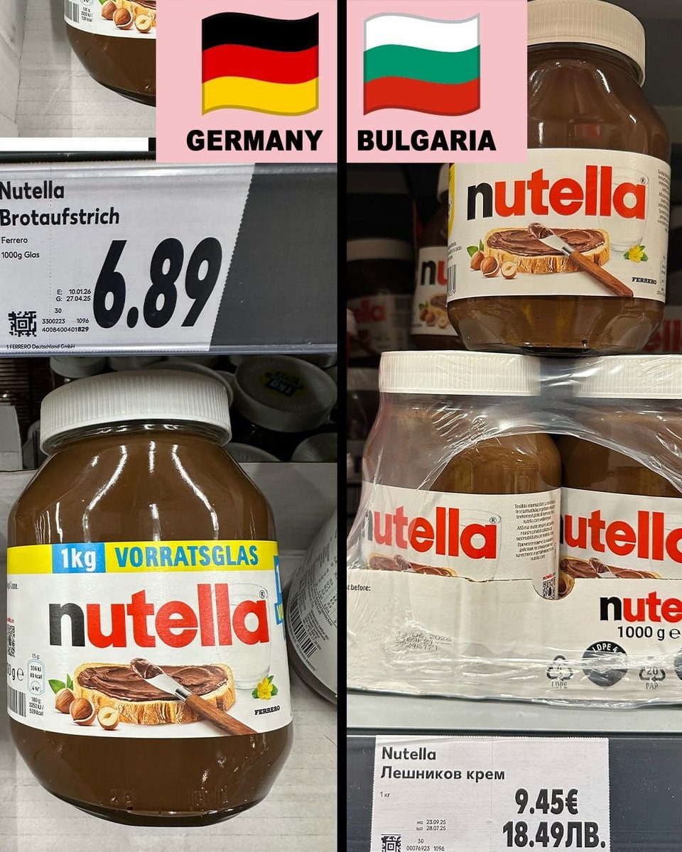 forocoches's tweet image. Bulgaria adopta el euro y los productos pasan a valer mas que en Alemania

forocoches.com/foro/showthrea…