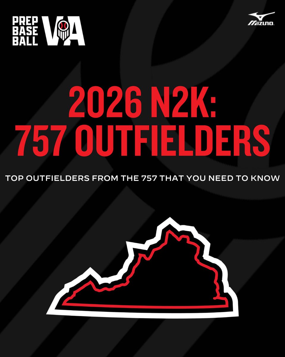 PrepBaseballVA's tweet photo. 🔥 2026 Need To Know: 757 Outfielders 🔥

See the list of 🔟 Outfielders from the eastern part of the state that are must see players this spring.

See the full N2K list ⬇️
https://t.co/NoczuxGup1

#BeSeen https://t.co/2jyOcFcERv