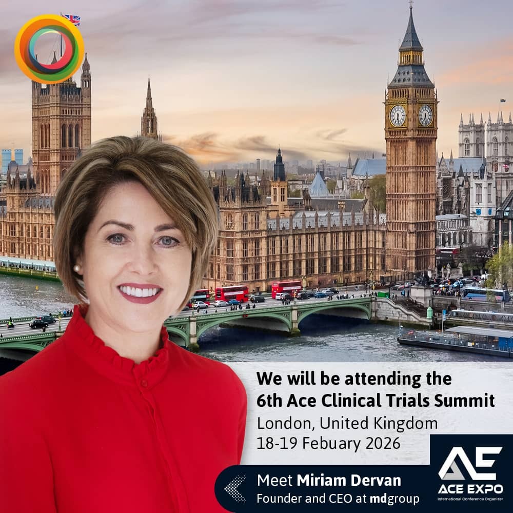 Our Founder &amp; CEO, Miriam Dervan, will be attending the 6th ACE Clinical Trials Summit in London on 18–19 February 2026.

📨 Drop Miriam a message or arrange a time to meet during the summit - she’s looking forward to catching up with familiar faces and meeting new colleagues.