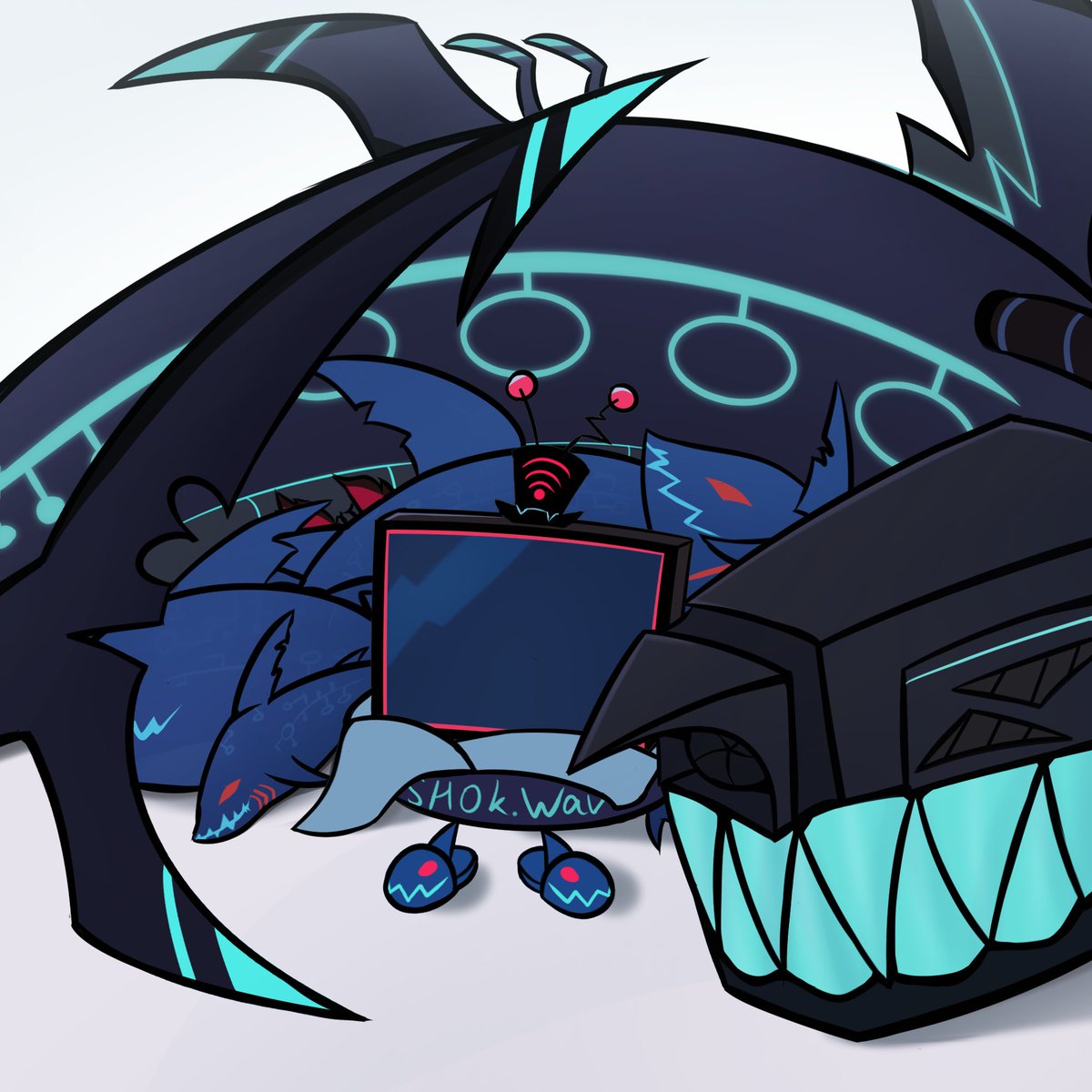 Shark daddy 
#voxhazbinhotel #hazbinhotelfanart