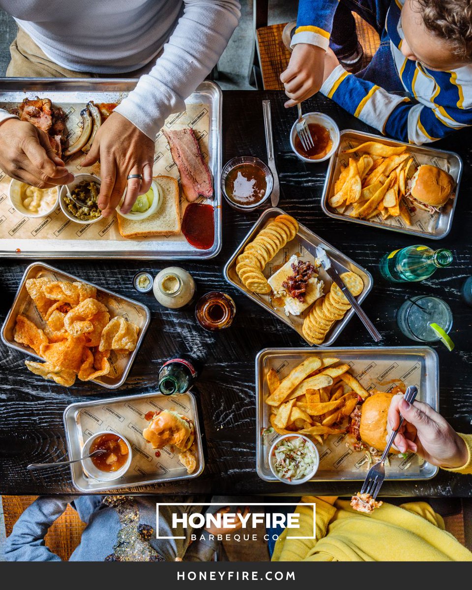 Less cooking. More family time. ❤️
Kids eat free with an adult meal every Tuesday at HoneyFire.

#HoneyFireBBQ #FamilyNight #KidsEatFree #NashvilleFamilies #NashvilleEats