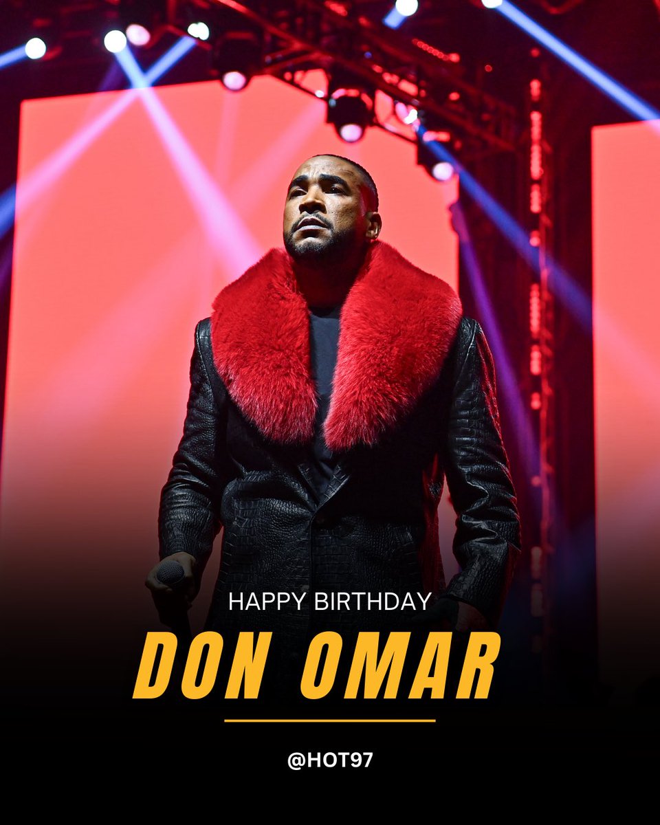 Happy Birthday to Don Omar! 🎂