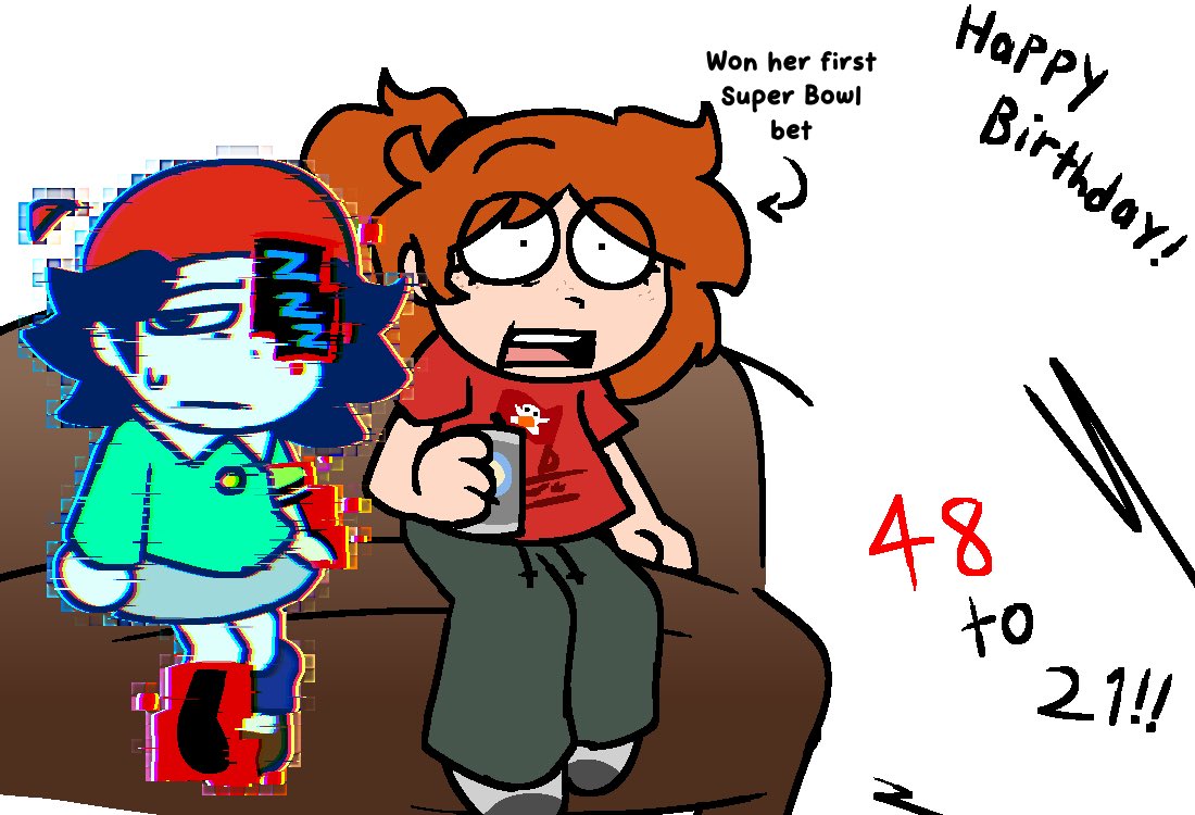 Ski070808's tweet image. NO I didn’t forget her birthday yesterday I was a busy bee during a long hangout + super bowl apparently happened at the same time so here’s Samantha and AD0_R3NU enjoying their 2003-tastic life
#AdeleinePickl3